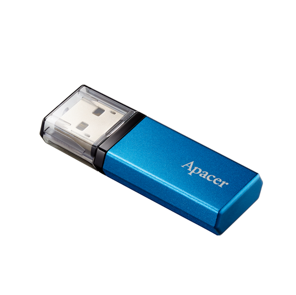 Флеш-накопичувач Apacer USB 3.2 Gen 1 AH25C 64GB Blue — фото 4