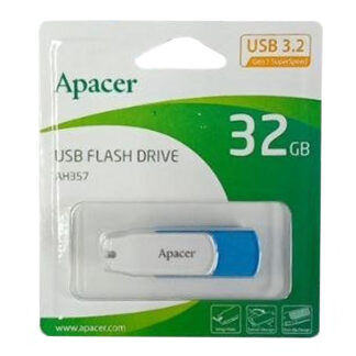 Флеш-накопичувач Apacer USB 3.2 Gen 1 AH357 128GB Blue — фото 3