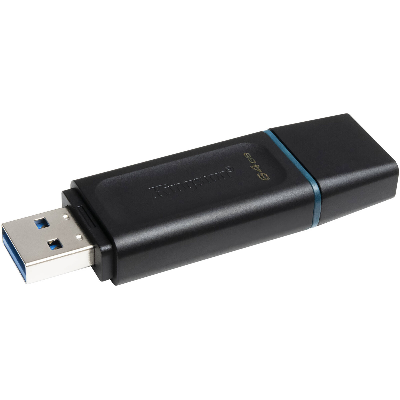 Флеш-накопичувач Kingston USB 3.2 DT Exodia 64GB Black/Teal — фото 4