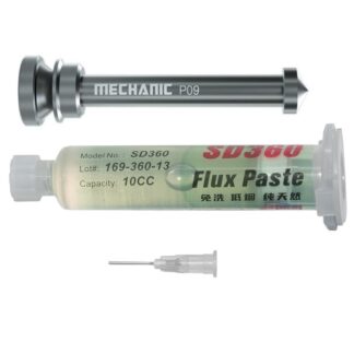 Флюс-паста Mechanic SD360 з металевим штовхачем