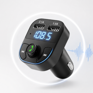 FM‑трансмітер CAR X8 Bluetooth, MP3, 2×USB, гучний зв’язок