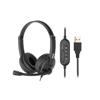 Гарнітура 2E CH12 USB з мікрофоном чорна