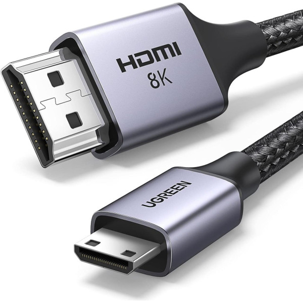 Кабель Ugreen HD163 Mini Hdmi to Hdmi 8K Cable 2m Black