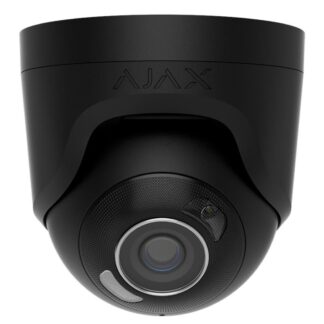 IP-Камера дротова Ajax TurretCam HL black, 8 мп, 2.8 мм, гібридне