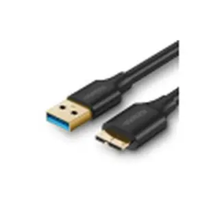Кабель Ugreen US130 USB 3.0 A Male to Micro USB 3.0 Male 1 м Черный