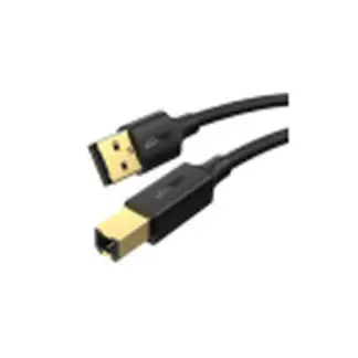 Кабель Ugreen US135 USB 2.0 AM to BM Print Cable 5 м Черный