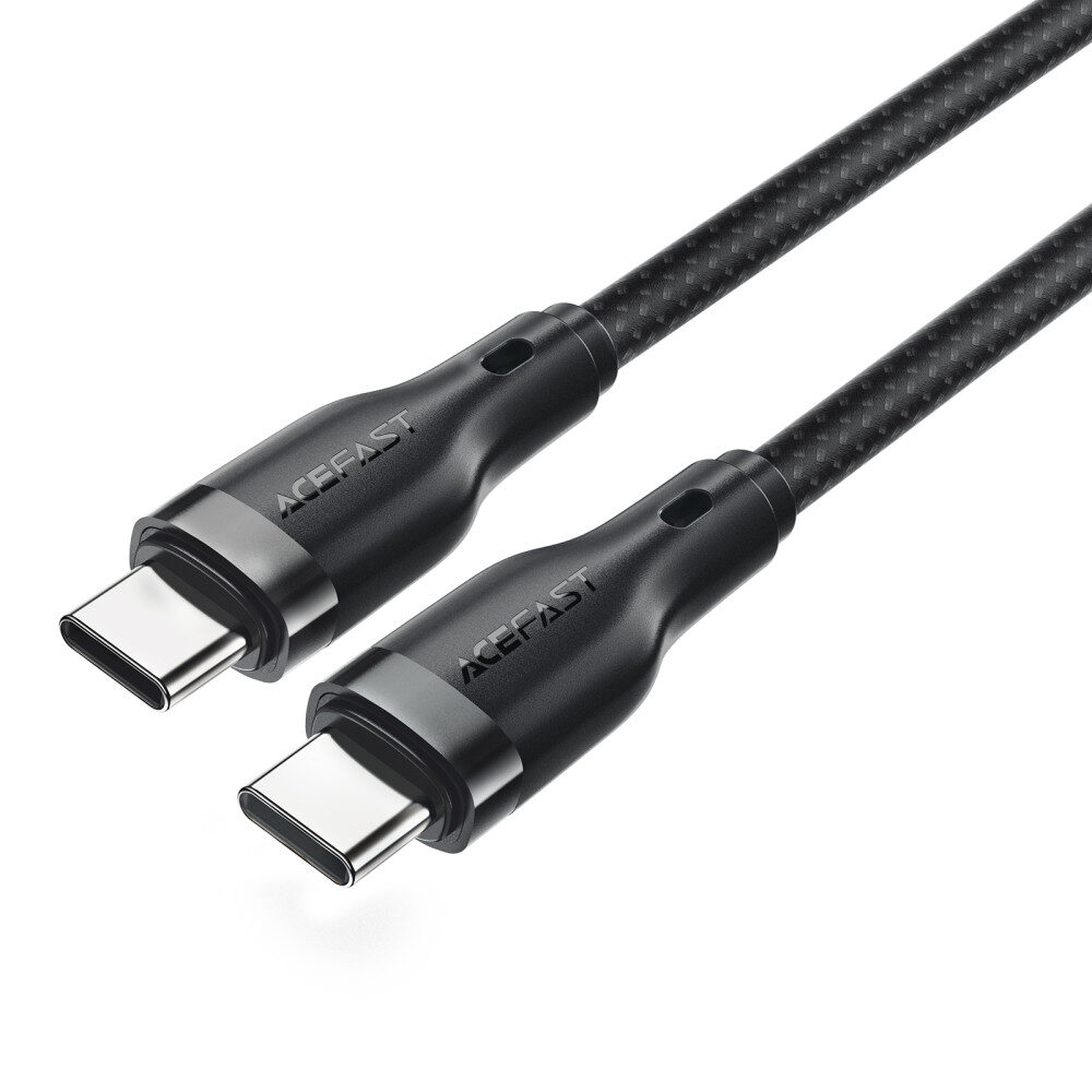 Кабель Acefast C8-03 USB-C to USB-C charging data cable Black — фото 4