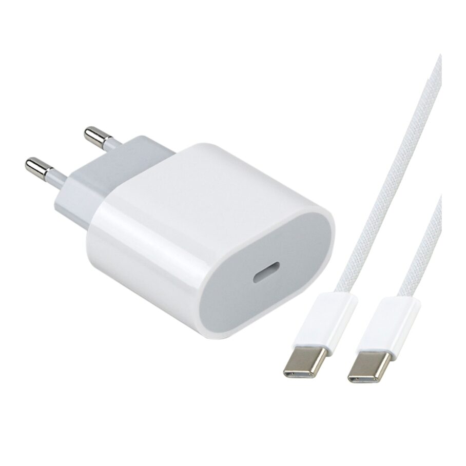 Кабель для iPhone 16 Pro Max iPad Type-C Білий