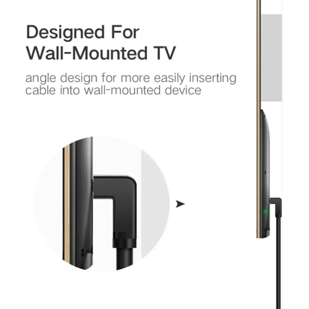 Кабель Hdmi 1 м Ugreen HD103 Чорний 10172 — фото 3