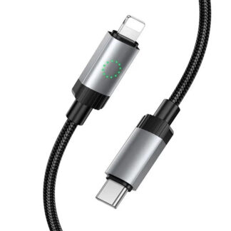Кабель Hoco X117 Star PD27W charging data cable iP Black