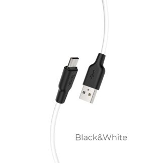 Кабель Hoco X21 Plus USB to Micro 2.4A, 1 м