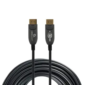 Кабель оптичний (AOC) DisplayPort V.1.4, 8 К 60 Гц/4 К 120 Гц, позолочені