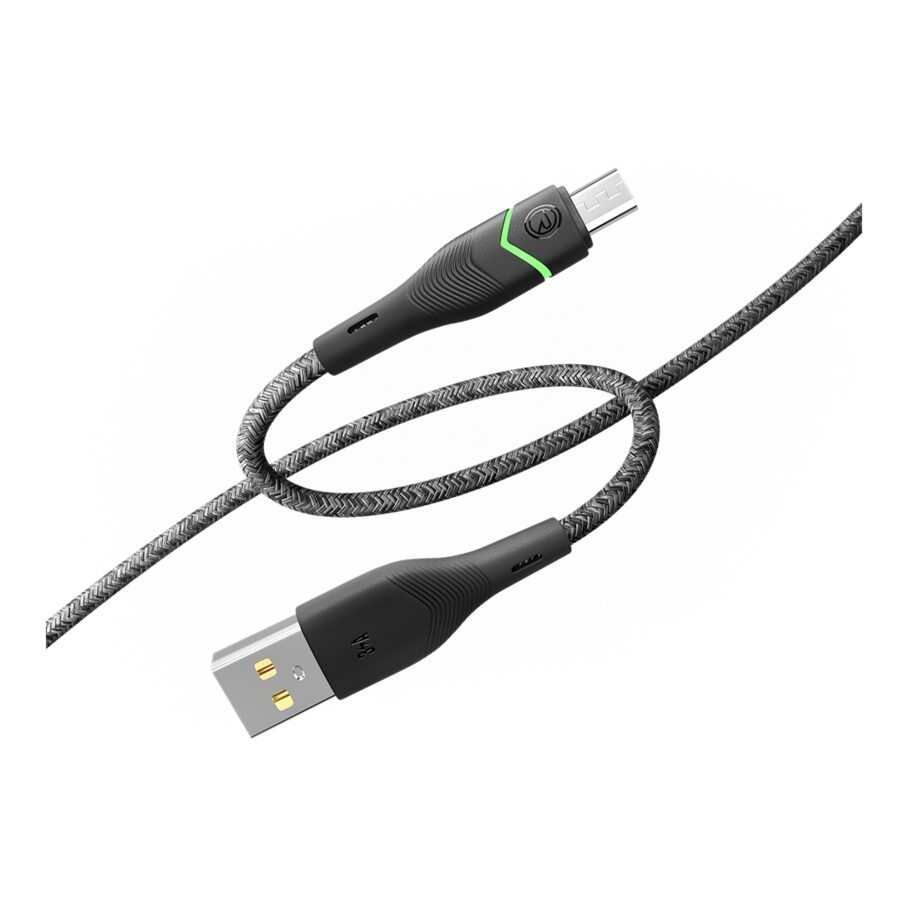 Кабель Ridea RC-RL15 USB — Micro-USB 3A 1.2 м RGB підсвічування