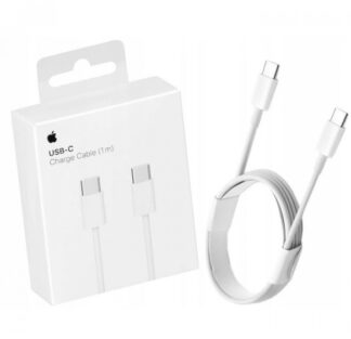 Кабель Type-C — Type-C 1 м білий для iPhone 15 MacBook iPad Pro