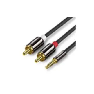 Кабель Ugreen AV116 3.5mm Male to 2 RCA Male Cable 5 м Черный 10591