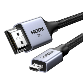 Кабель Ugreen HD164 Micro-Hdmi Male to Hdmi 2.1 Male 8K@60Hz 2m Black