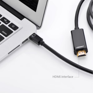 Кабель Ugreen MD101 Mini DP Male to Hdmi Cable 4K 1.5m Black