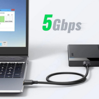 Кабель Ugreen US130 USB 3.0 A Male to Micro USB 3.0 Male Cable 1m Black