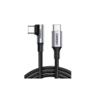 Кабель Ugreen US334 USB-C 2.0 to Angled USB-C M/M Cable Aluminium Shell с Braided 3 м Черный 20583