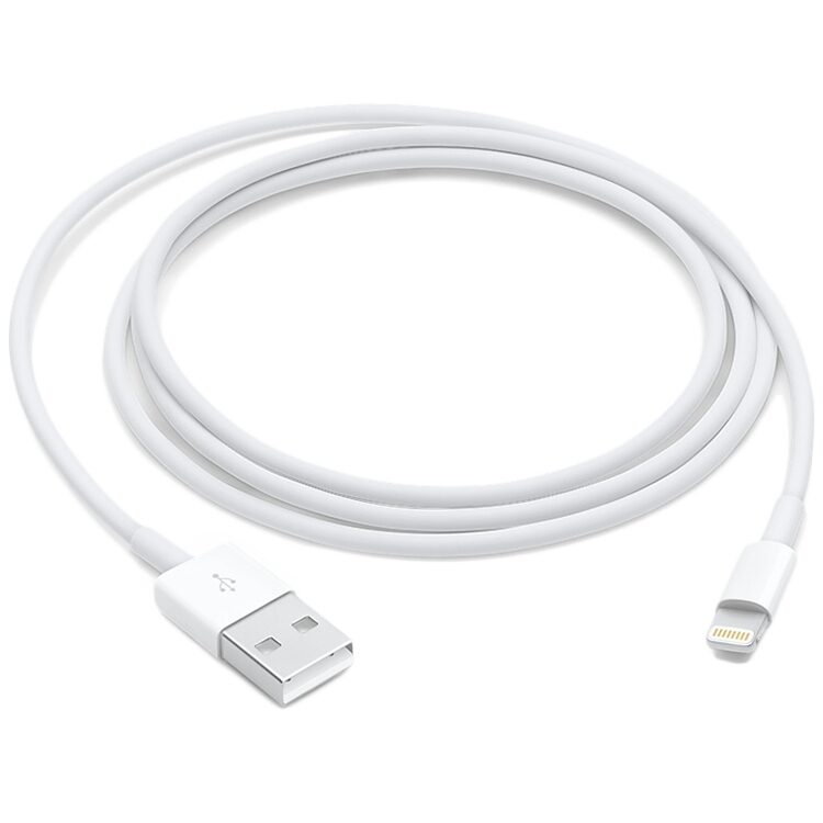 Кабель зарядки Onyx USB – Lightning 1A 2 м білий подовжений для