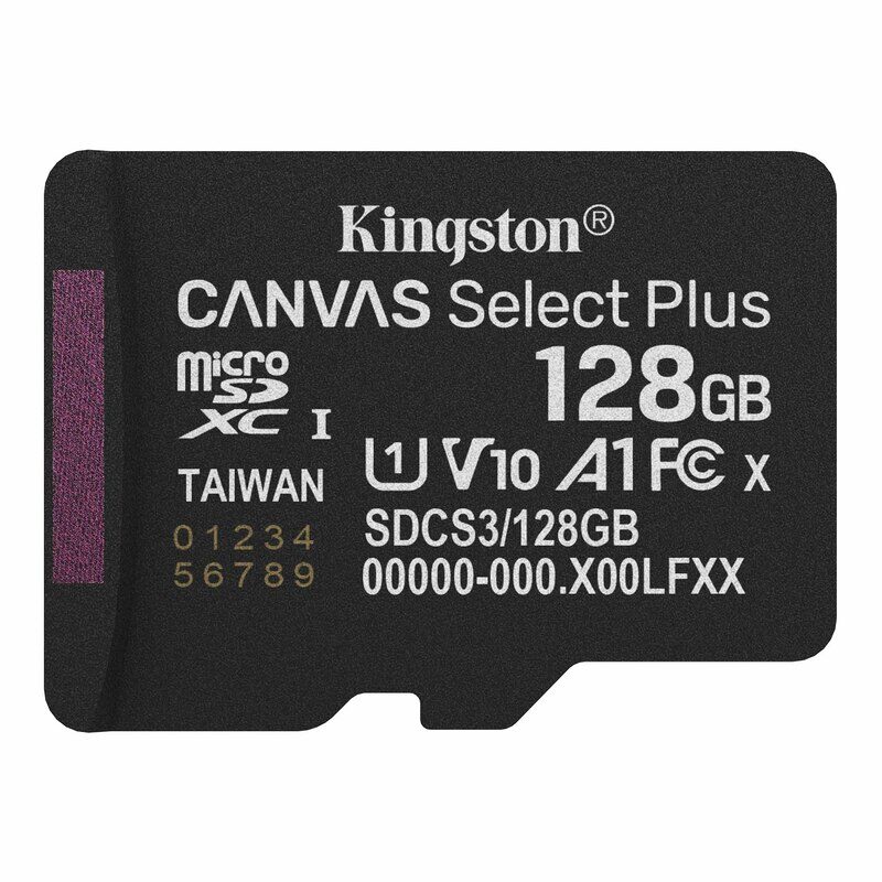 Карта пам'яті microSDXC (UHS-1) Kingston Canvas Select (R-150MB/s)