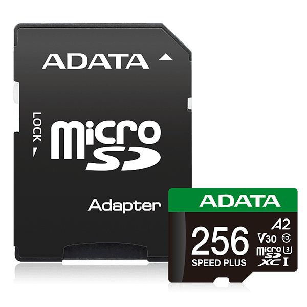 Карта пам'яті microSDXC (UHS-1 U3) A-Data Speed Plus 256Gb Class 10