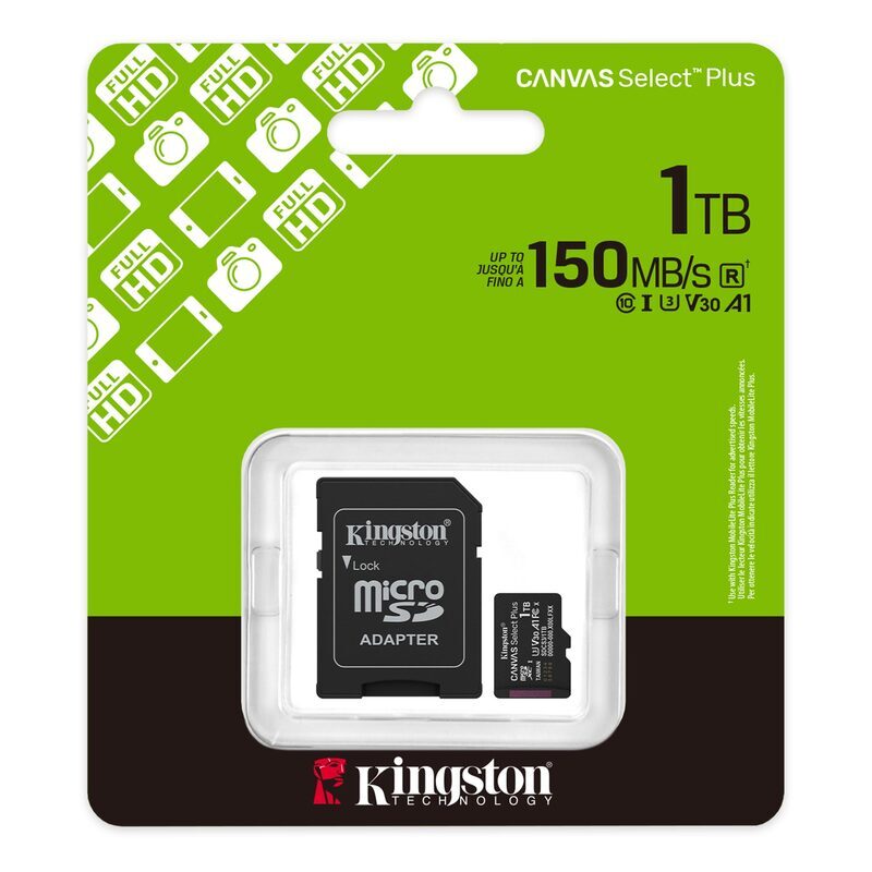 Карта пам'яті microSDXC (UHS-1 U3) Kingston Canvas Select Plus Gen3 — фото 3