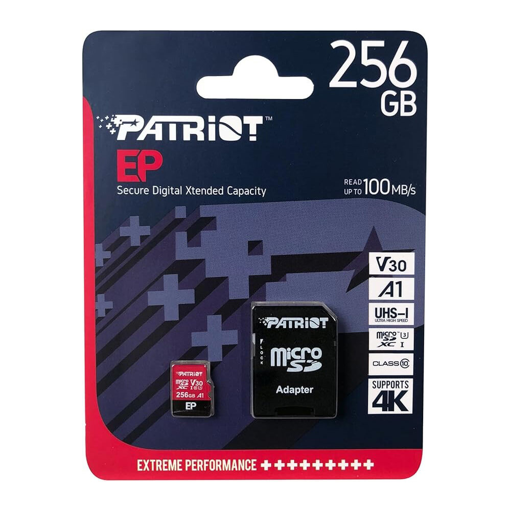 Карта пам'яті microSDXC (UHS-1 U3) Patriot EP Series 256Gb class 10 — фото 3