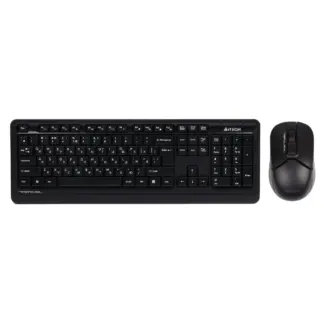 Комплект бездротовий Fstyler клавіатура+миша, чорний, USB A4Tech