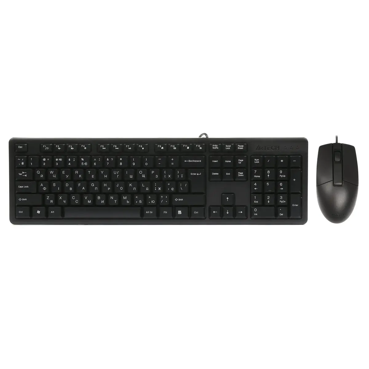 Комплект дротовий USB, KK-3 + OP-330, чорний A4Tech KK-3330 Black