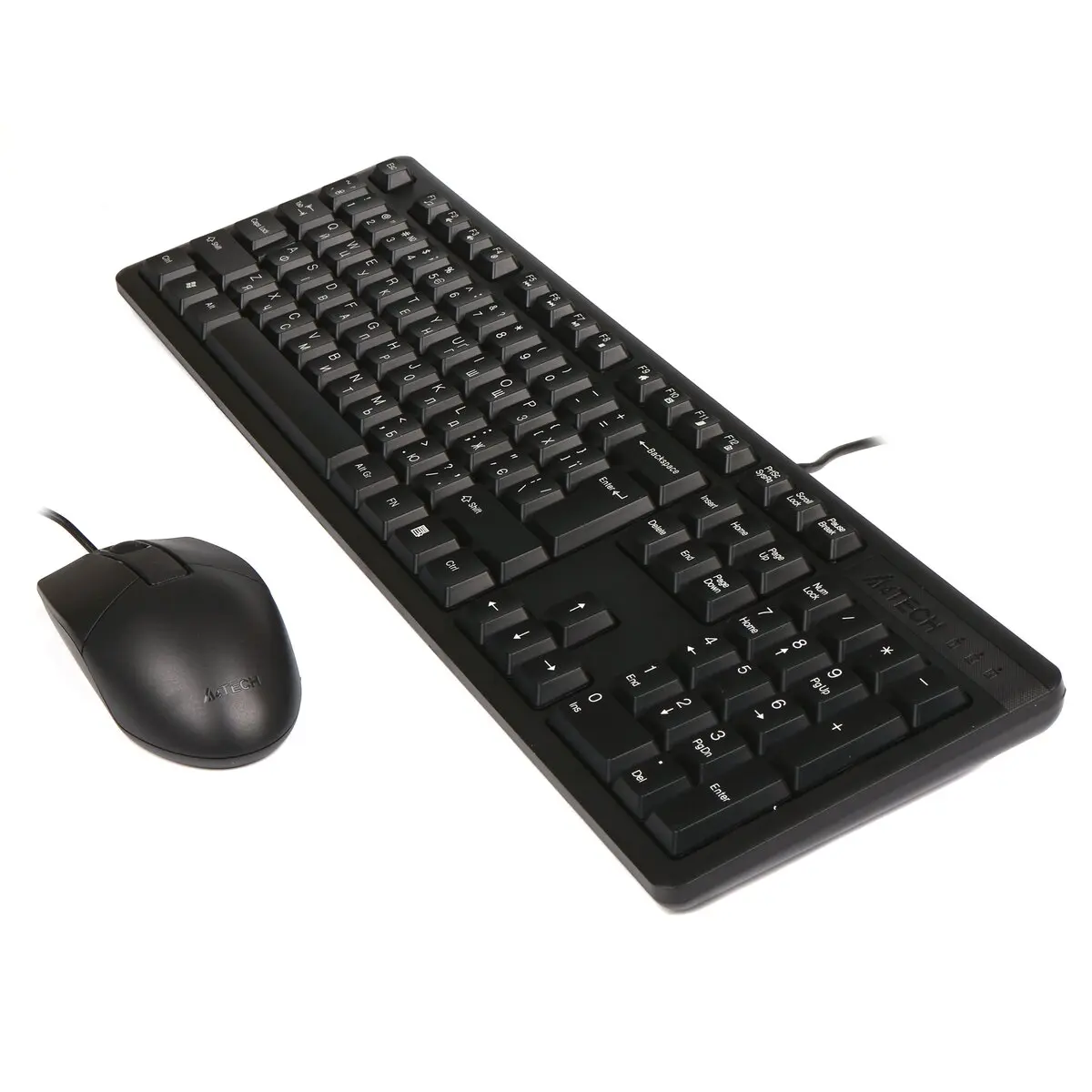 Комплект дротовий USB, KK-3 + OP-330, чорний A4Tech KK-3330 Black — фото 5