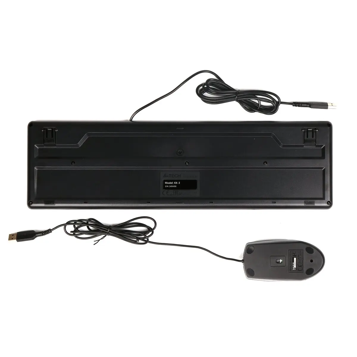 Комплект дротовий USB, KK-3 + OP-330, чорний A4Tech KK-3330 Black — фото 6