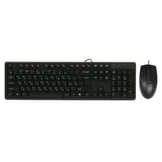 Комплект дротовий USB, KK-3 + OP-330S, чорний A4Tech KK-3330S Black