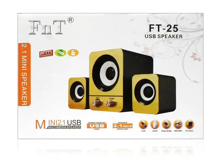 Комп'ютерні колонки 2.1 FT-25 з сабвуфером, USB живлення, для ПК