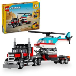 Конструктор Lego Creator Бортова вантажівка з гелікоптером
