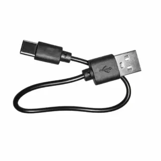 Короткий USB кабель Type-C 20 см для зарядки телефону та павербанку