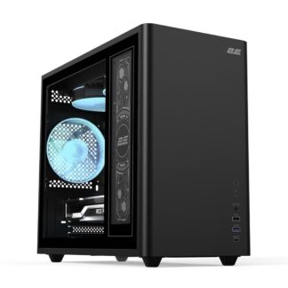 Корпус 2E Credo Plus V350BG mATX без БЖ