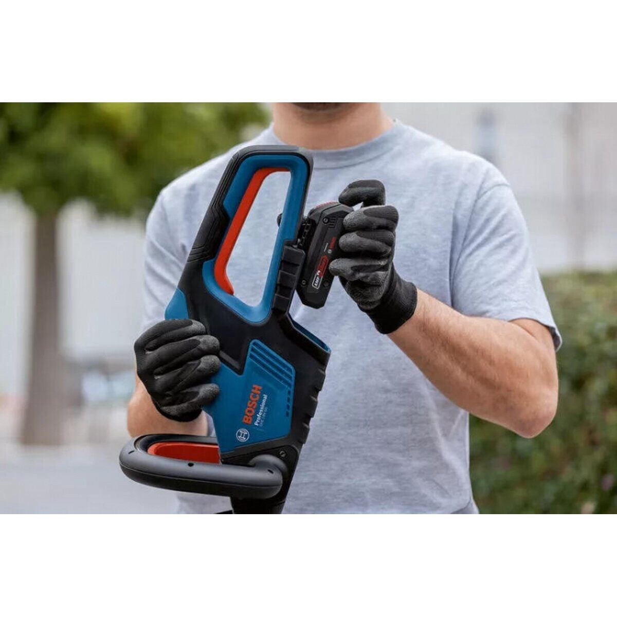 Кущоріз акумуляторний Bosch Professional GHE 18V-60 — фото 9