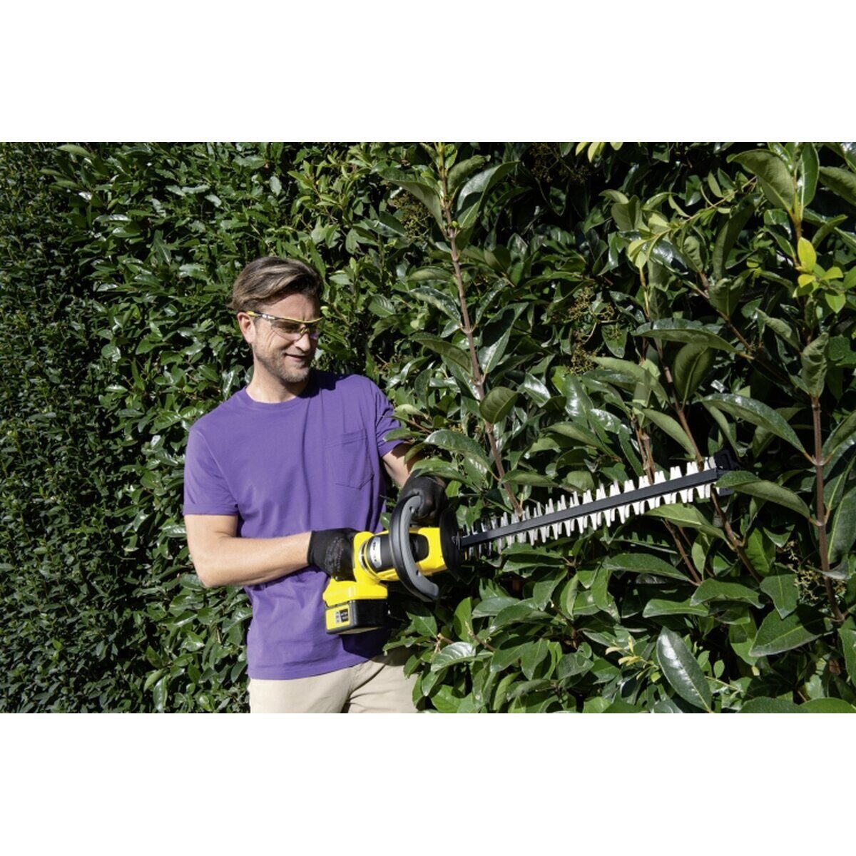Кущоріз акумуляторний Karcher HGE 36-60 Battery 36 В лезо 60 см — фото 5