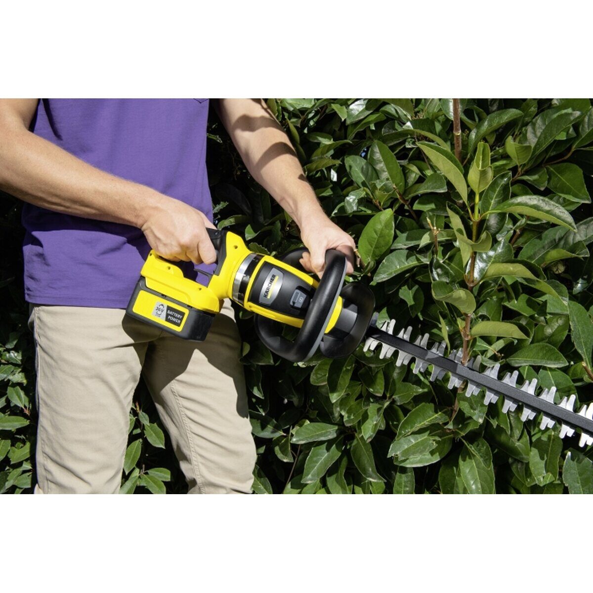Кущоріз акумуляторний Karcher HGE 36-60 Battery 36 В лезо 60 см — фото 6