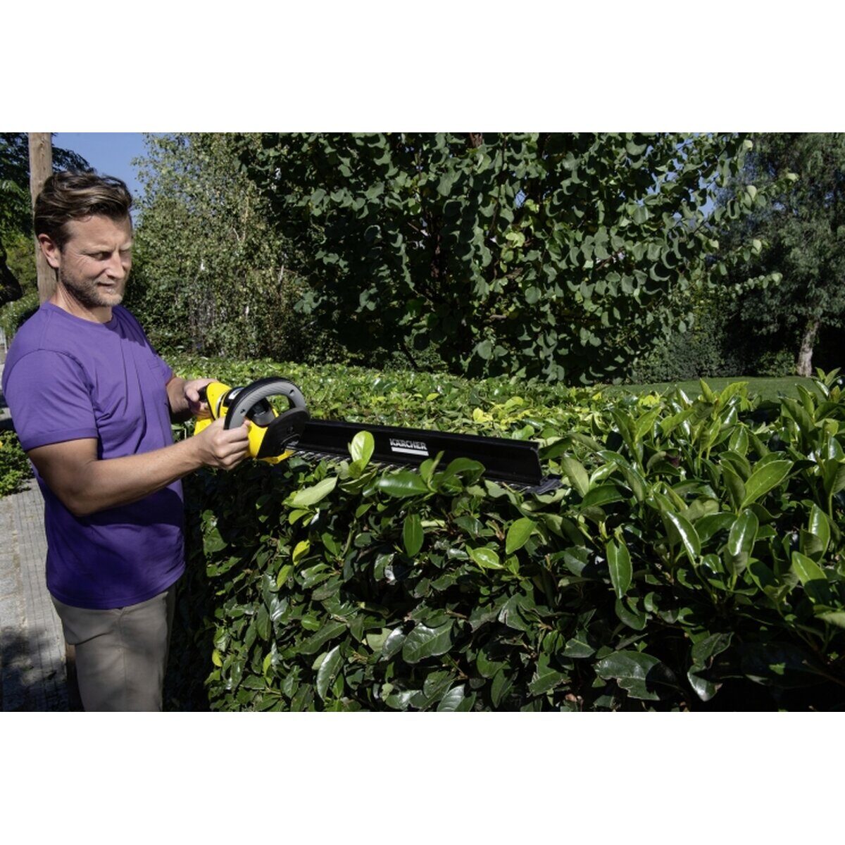 Кущоріз акумуляторний Karcher HGE 36-60 Battery 36 В лезо 60 см — фото 7