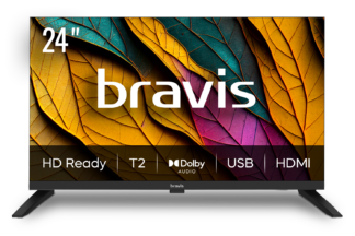 LED телевізор Bravis 24K4100H 24″ HD DVB-T2