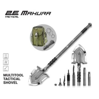 Лопата-мультитул тактична 2E Mahura Steel Gray розбірна, 23 в 1, з
