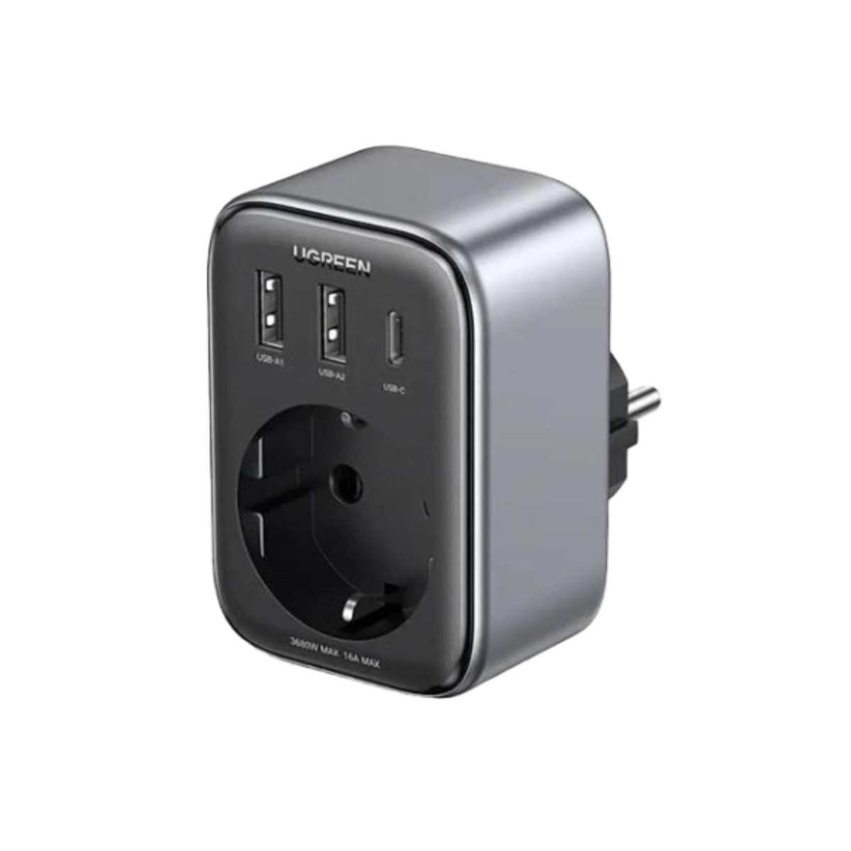 Мережевий фільтр Ugreen CD314 30W Outlet Extender EU (2A1C) Space Grey
