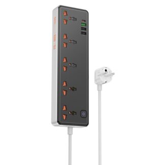 Мережевий подовжувач Hoco AC14A Rico 5-position socket(PD30W/1C3A)