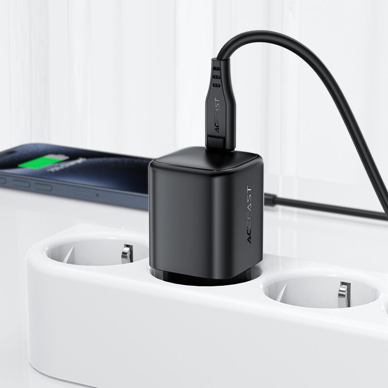 Мережевий зарядний пристрій Acefast A119 PD45W mini GaN USB-C fast — фото 10