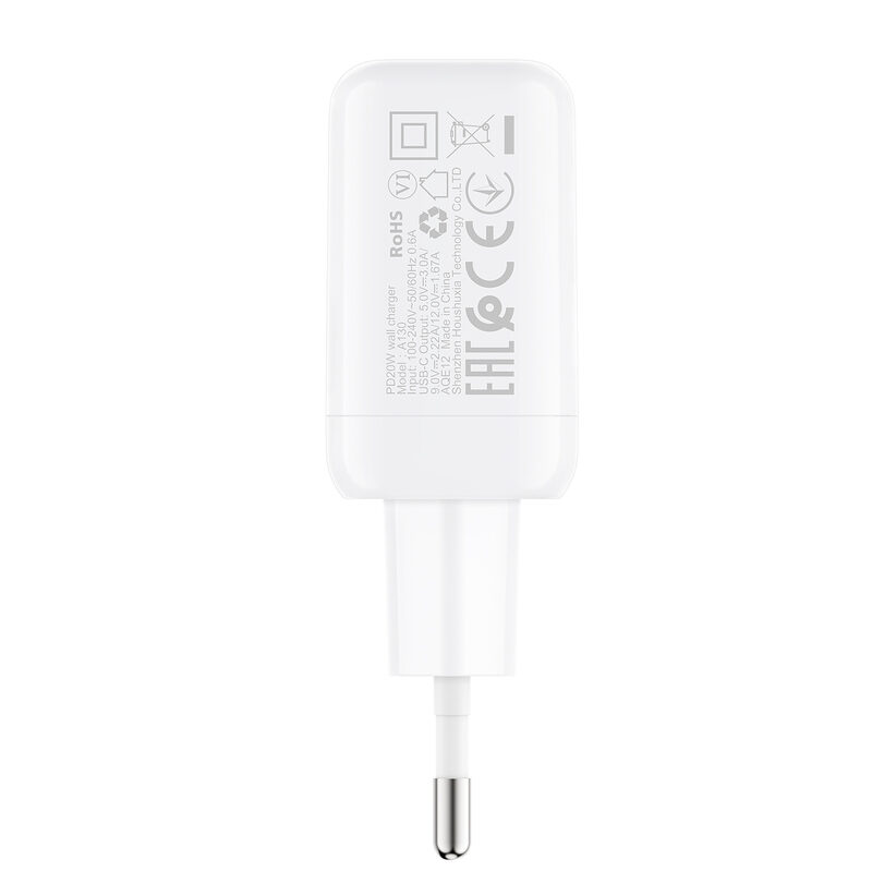Мережевий зарядний пристрій Acefast A130 PD20W single USB-C charger — фото 9