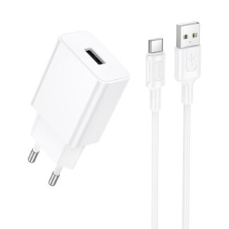 Мережевий зарядний пристрій Borofone BA110A Lemi single port charger