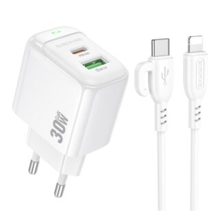 Мережевий зарядний пристрій Borofone BAS45A 30W USB Type-C/USB