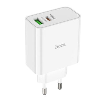 Мережевий зарядний пристрій Hoco C113A Awesome PD65W dual port(1A1C)